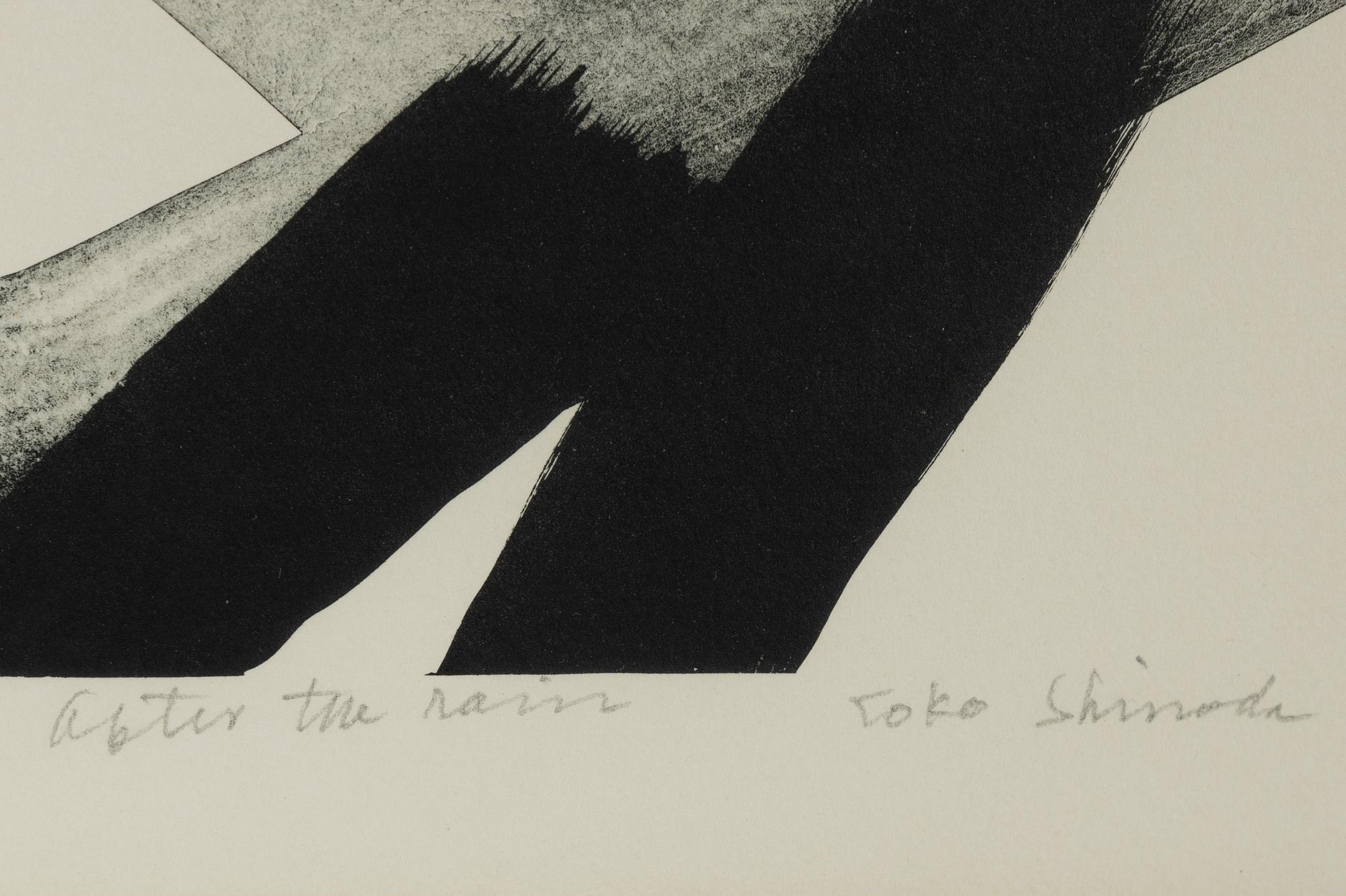 Toko Shinoda, lithograph in colours, signed 44/95.