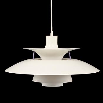 TAKLAMPA, "PH-lampa", Poul Henningsen för Louis Poulsen, Danmark, 1900-talets slut. Höjd ca 30 cm.
