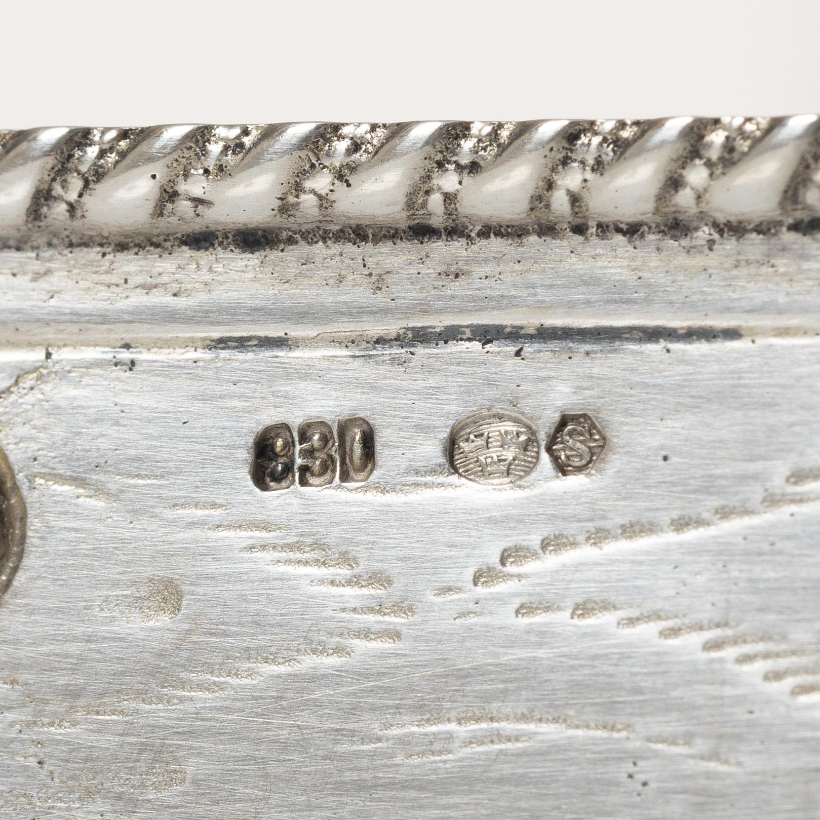 Fartyg, s.k. Nef, silver, sannolikt Tyskland omkring år 1900.