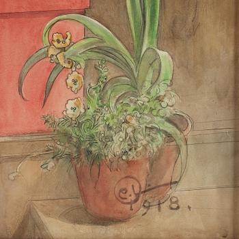 Carl Larsson, "Barnbarnet" ("Grandchild").