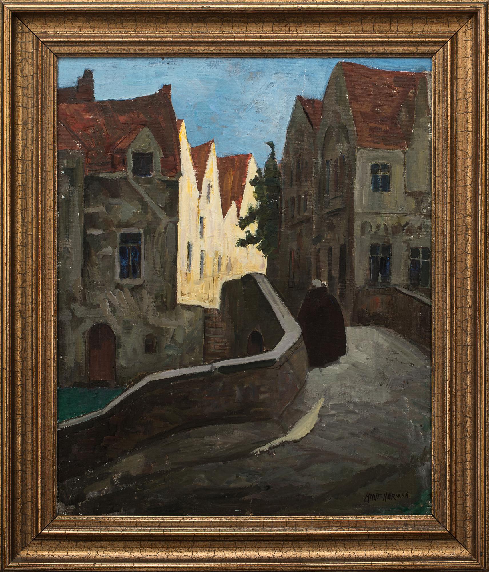 KNUT NORMAN, olja på duk, signerad.