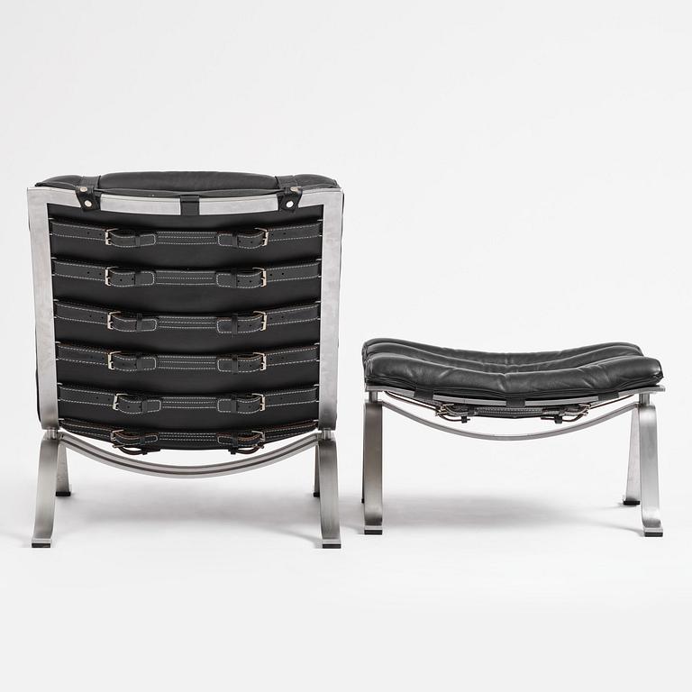 Arne Norell, an "Ari" armchair with ottoman, Norell Möbel, Aneby.