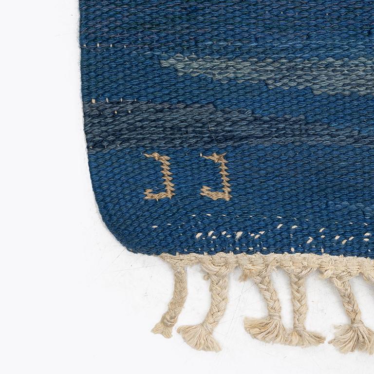 Judith Johansson, a carpet, 'Stjärnsund', flat weave, c. 286 x 199 cm signed JJ.