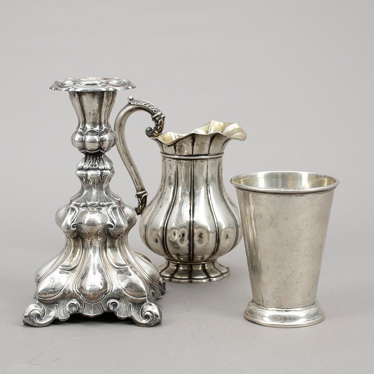 PARTI SILVER, 2 delar, bland annat CG Hallberg, Stockholm, 1912.