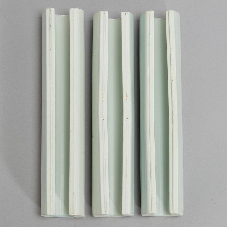 Alvar Aalto, Circa 140 ceramic tile bars manufactured by Arabia mid 1950s.