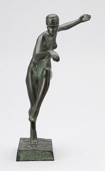 ARVID KNÖPPEL, skulptur, brons, signerad och daterad -24.