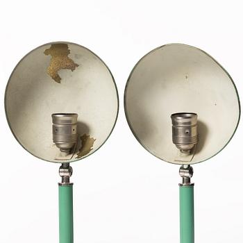 Erik Tidstrand, a pair of table lamps model "29359", Nordiska Kompaniet, 1930s.