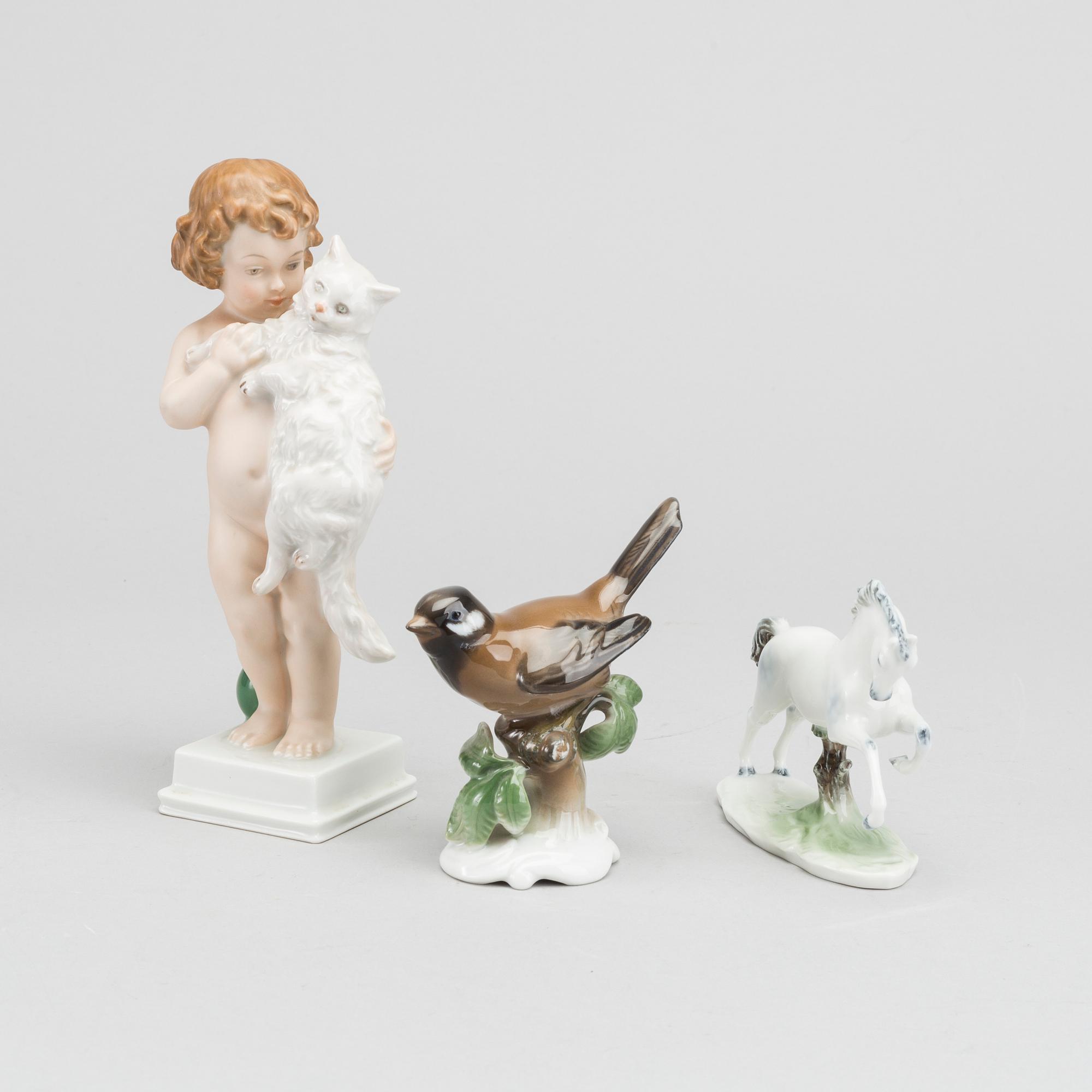 TREE ROSENTHAL FIGURINES, 20th century latter part.