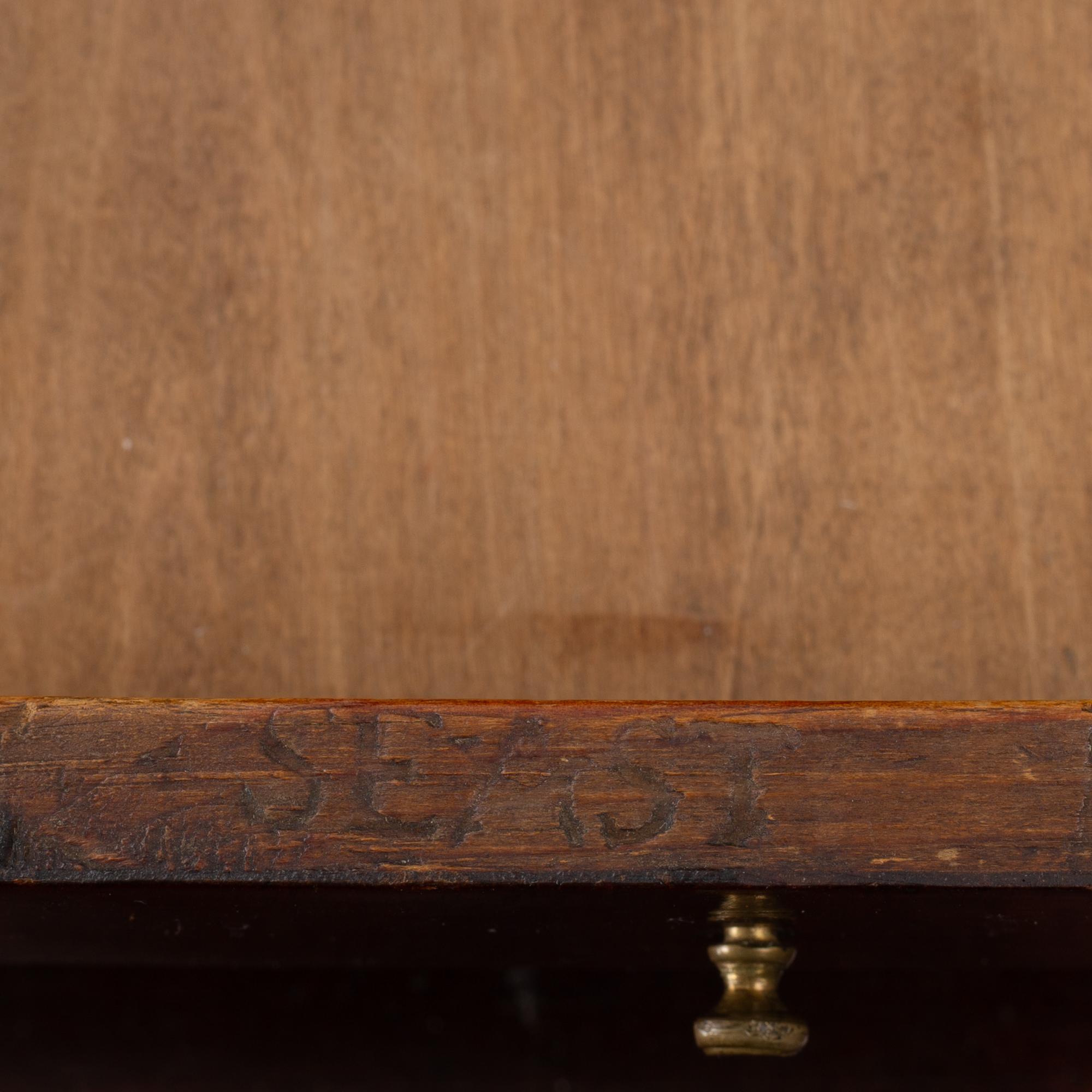 Johan Jacob Almgren, a Gustavian chest of drawers, Stockholm, late 18th Century.