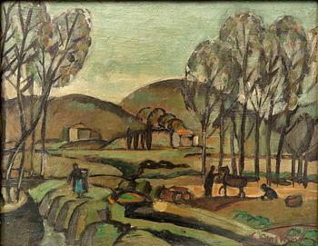Gerhard Nordström, Landscape motif.
