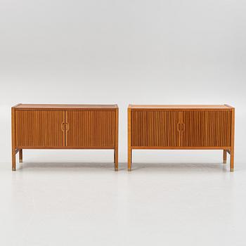 Carl-Axel Acking, likely, a pair of sideboards, Svenska Möbelfabrikerna, Bodafors, mid-20th century.