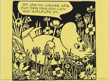 Moomin, offset poster.