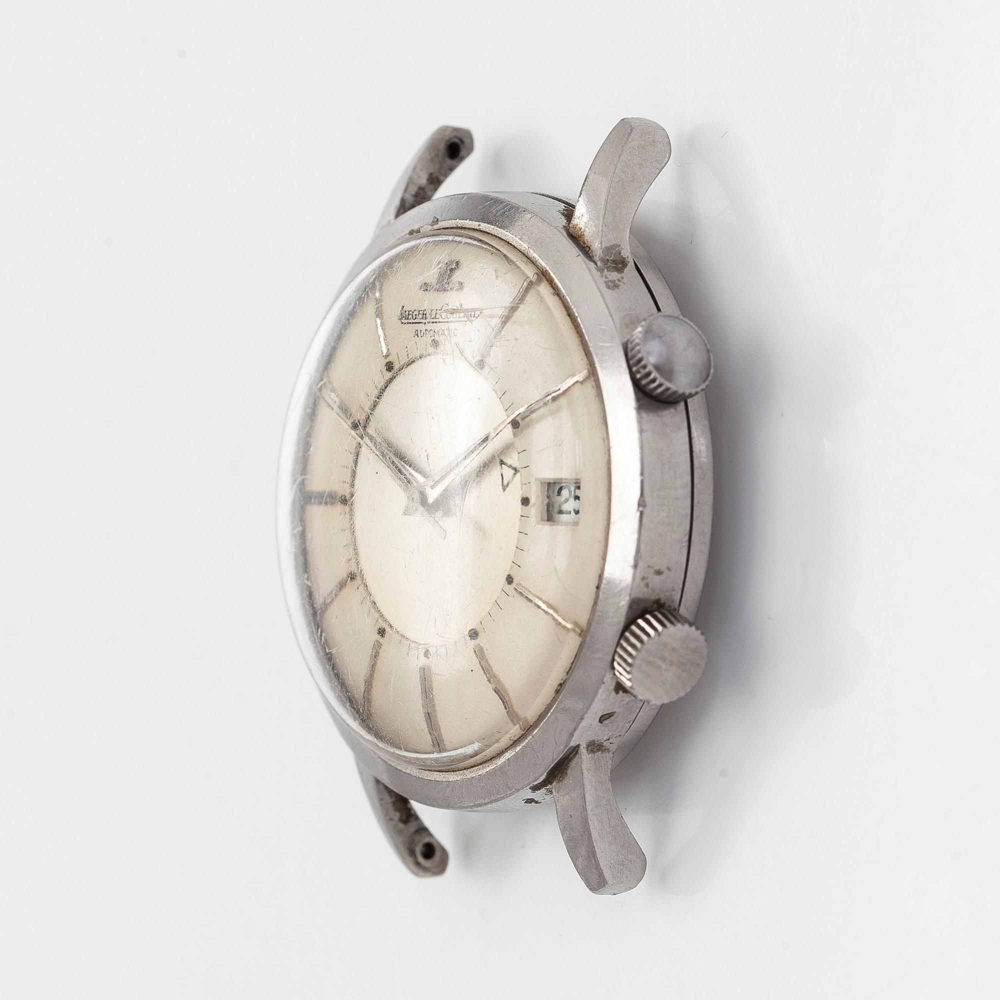 Jaeger-leCoultre, Memovox, armbandsur, 37 mm, stål, automatisk.
