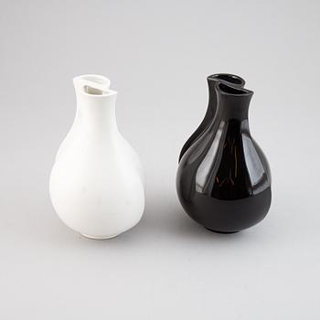 Wilhelm Kåge, two "Surrea" ceramic vases, Gustavsberg, possibly prototypes.
