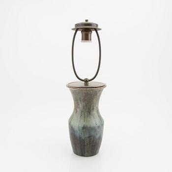 A porcelain table lamp by Bing & Gröndahl from the 1920's.