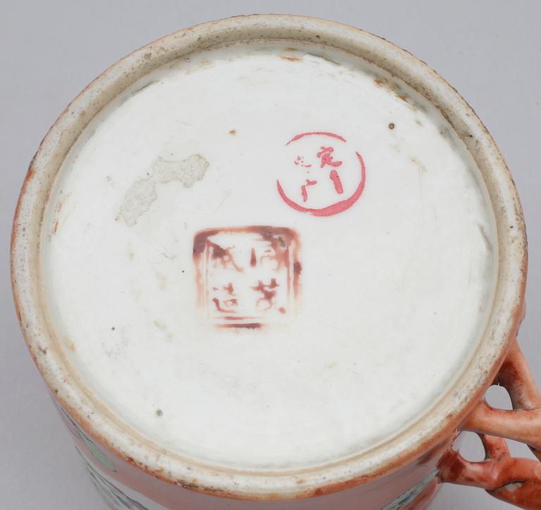 MUGG, porslin, Kina, 1800-tal.