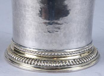 BÄGARE, silver, Gustaf Henning (1731-1757), Stockholm, 1753. Vikt 336 gram.