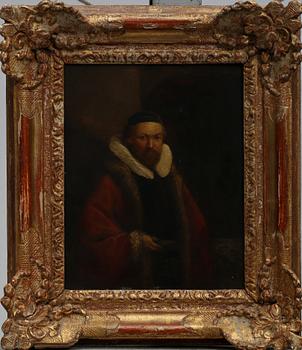 OKÄND KONSTNÄR, olja på kopparplåt, 1700-/1800-tal.