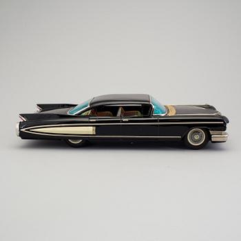 A tinplate Cadillac by Yonezwa, Japan. Ca 1960.