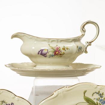 A 96-piece dinner, coffe and tea porcelain service, "Pompadour", Rosenthal, Germany.