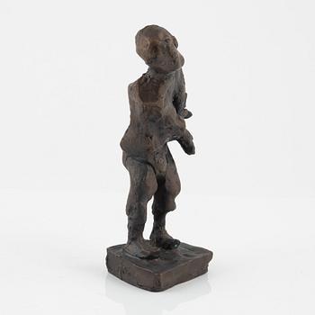 Bror Marklund, skulptur, signerad, brons, höjd 21,5 cm.