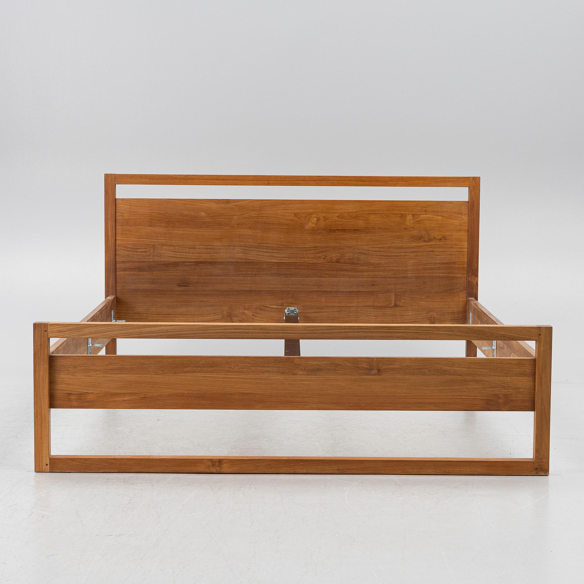 A bed frame from Ethnicraft.