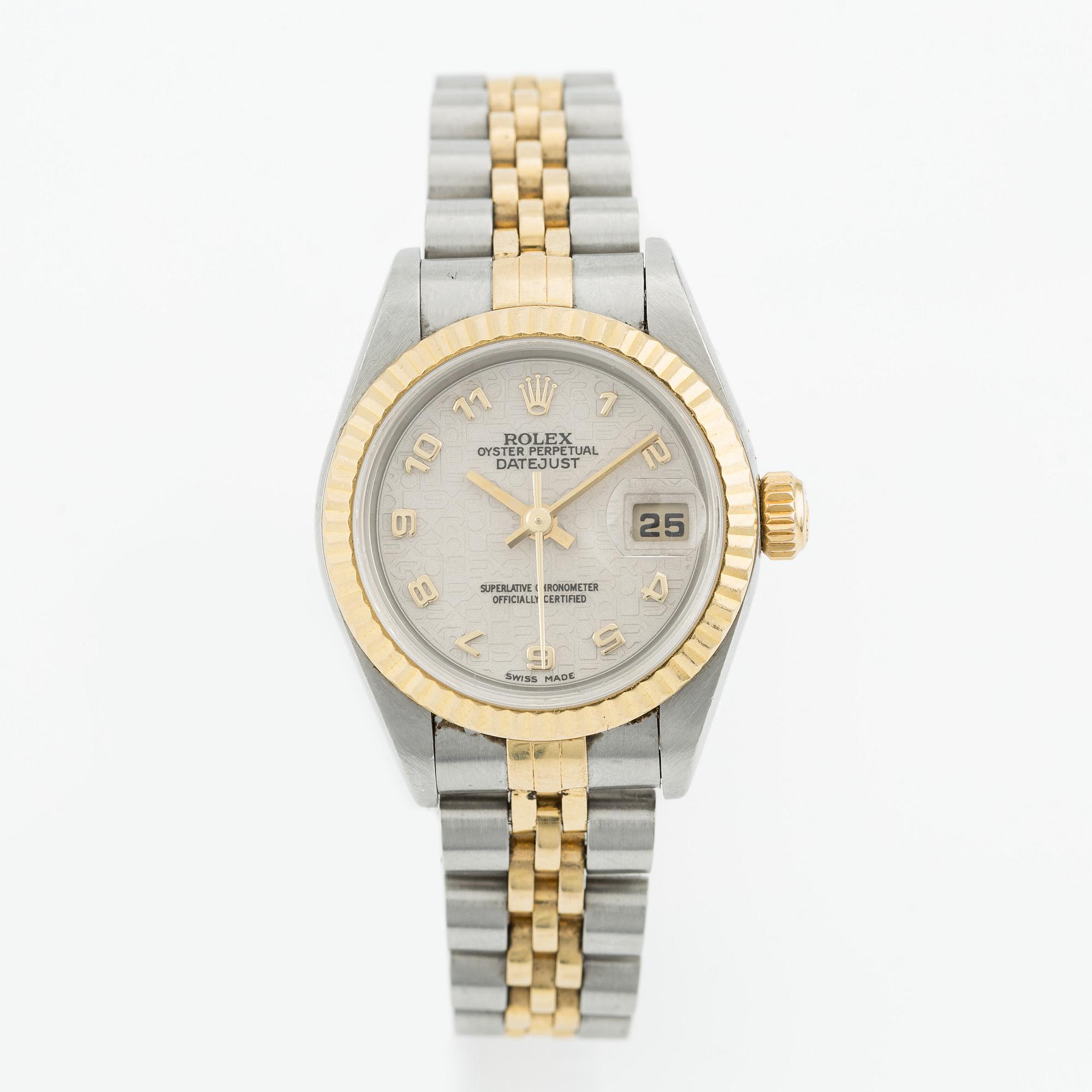 Rolex, Oyster Perpetual, Datejust, wristwatch, 26 mm.