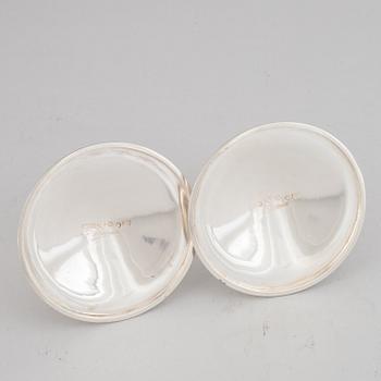 Sven Carlman, ljusstakar, ett par, silver, CF Carlman, Stockholm 1949.