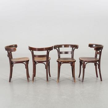 A SET OF SIX BENTWOOD CHAIRS THONET FIRST HALF OF 20TH CENTURY,