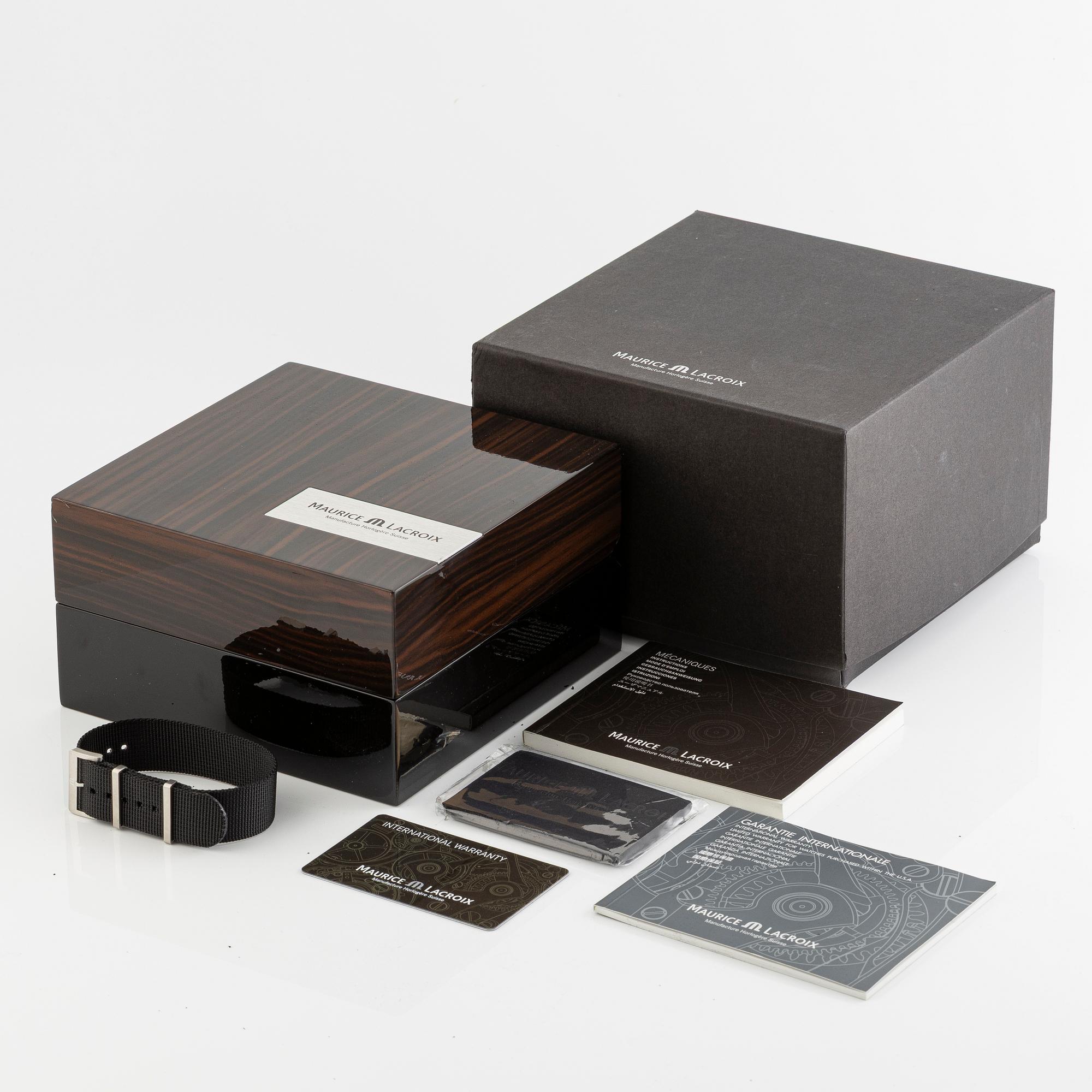 Maurice Lacroix, Pontos S, armbandsur, kronograf, 43 mm.