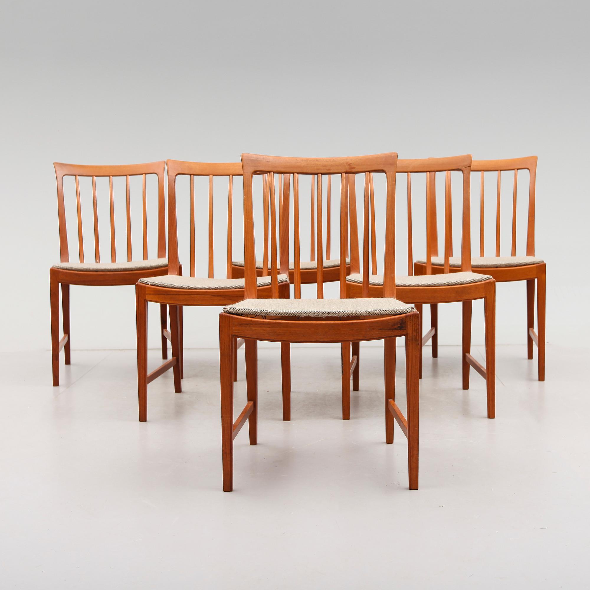 MATGRUPP, 7 delar, Bertil Fridhagen, Bodafors, 1960-tal.