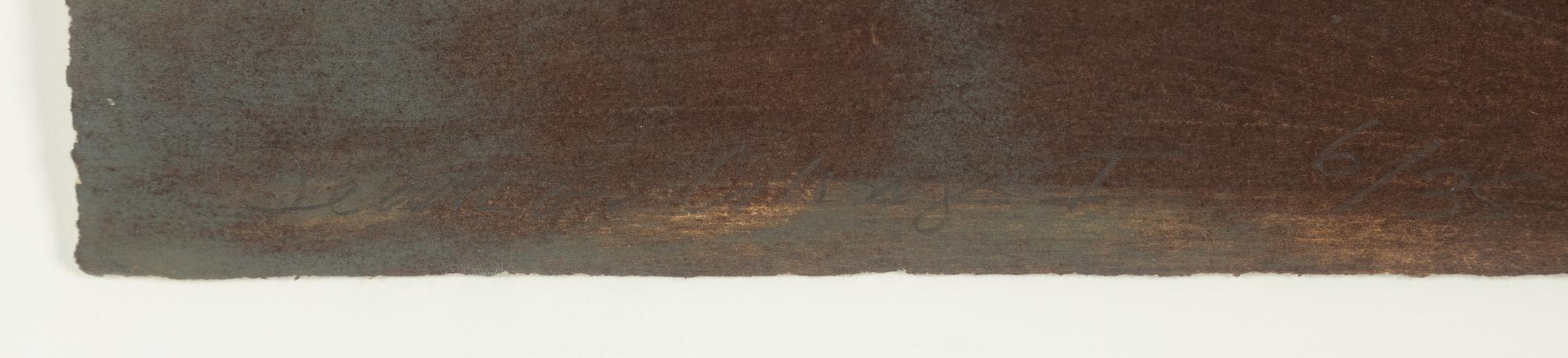 Hughie O´Donoghue, etching, signed 6/35.