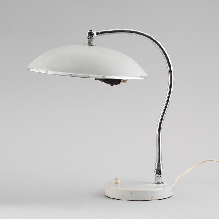 BORDSLAMPA, 1900-talets andra hälft.