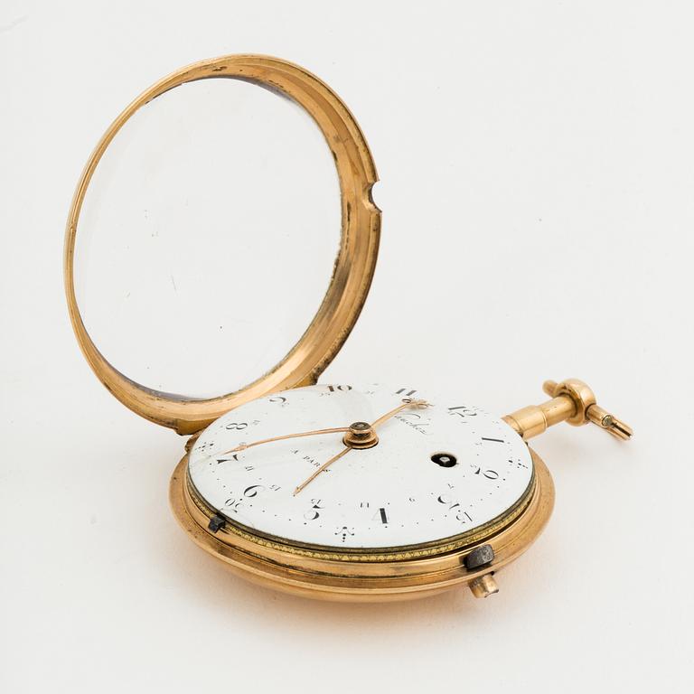 VAUCHEZ, A Paris, pocket watch, 55 mm,