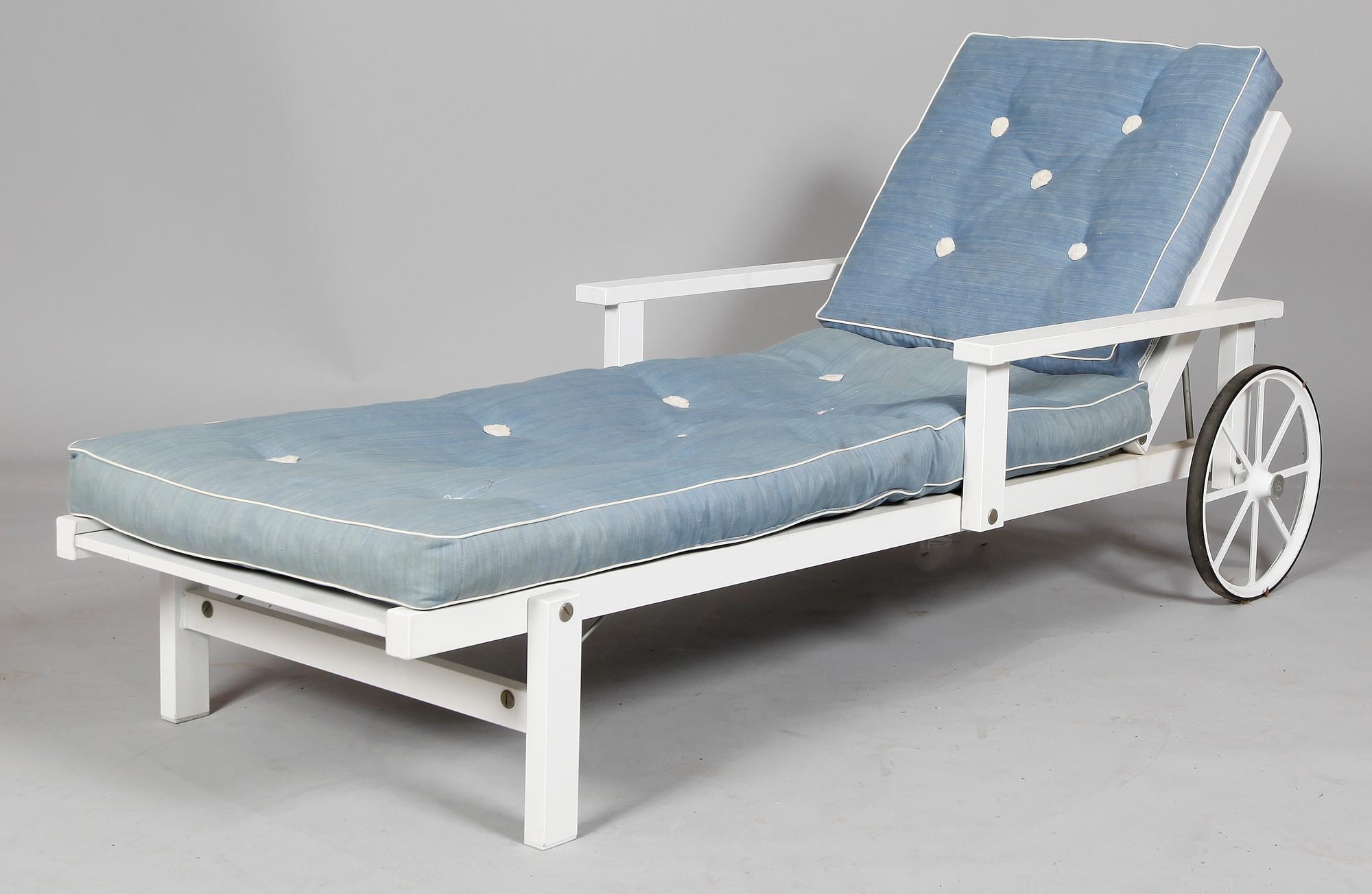 SOLSTOL MED SOLPARASOLL, Elsa Stackelberg, Fri Form, sent 1900-tal.