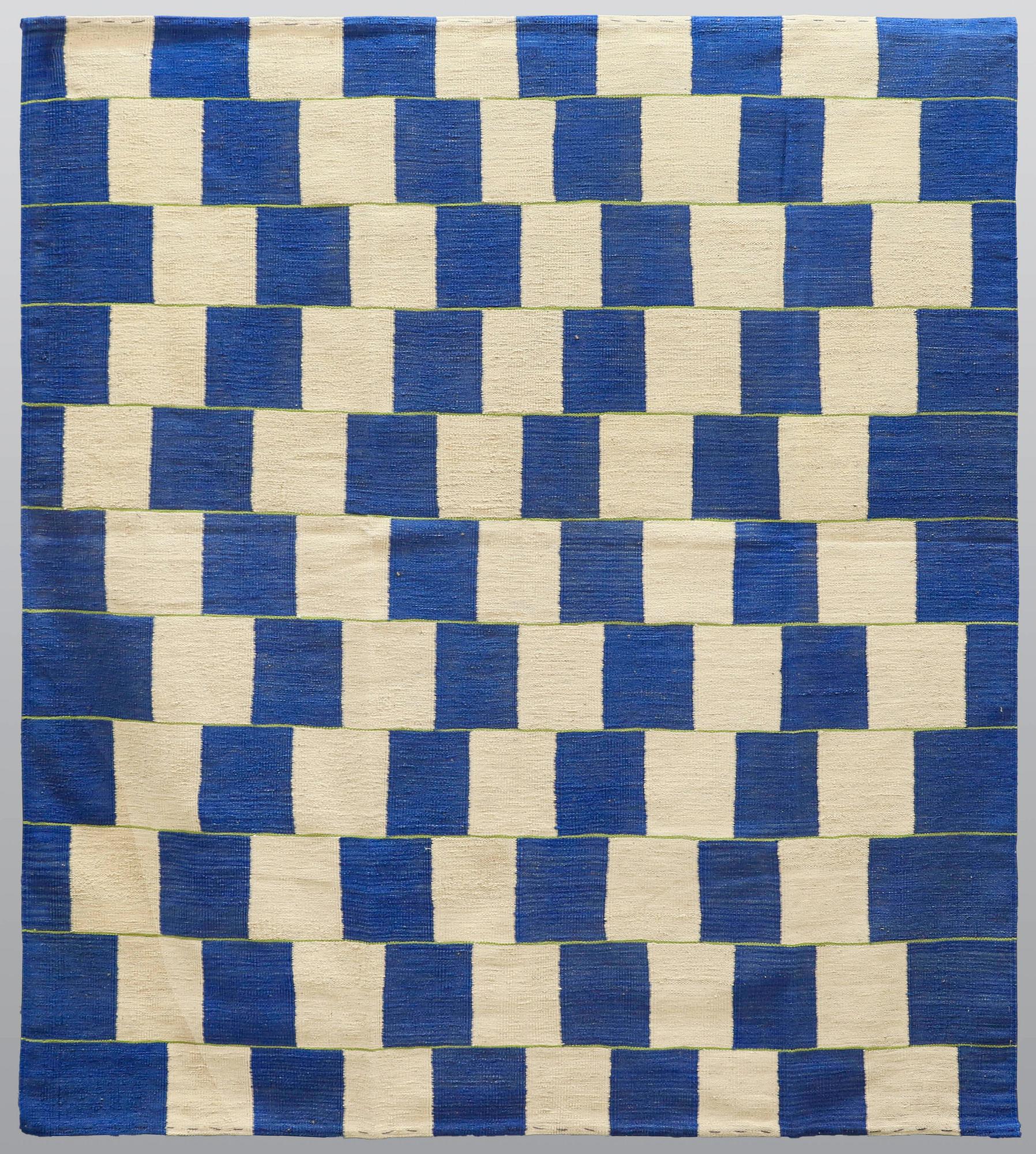 A carpet, flat weave, ca 225 x 182 cm.