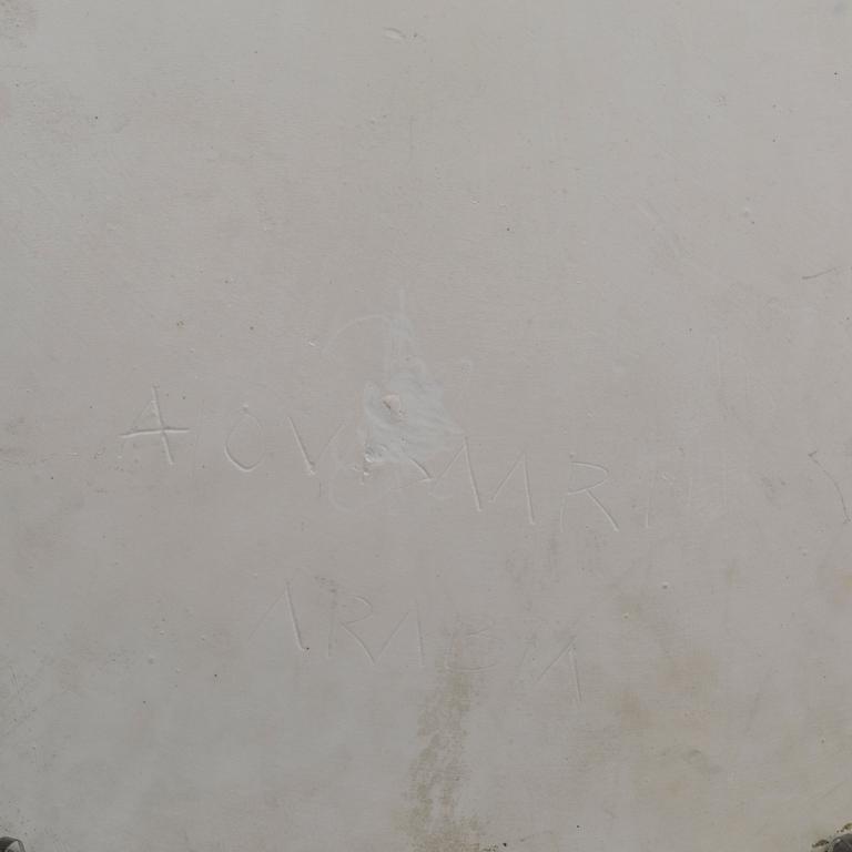 A Ceramic wall relief, signed A. Hovisaari, Arabia, Finland. The latter half of the 20th century.