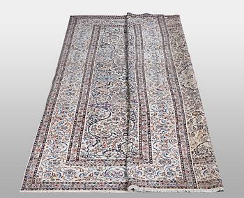 A carpet, Nain, 9 LAA, part silk, ca  484 x 335 cm.