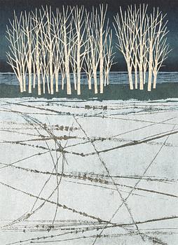 Fumio Fujita, "White Woods", 1973.