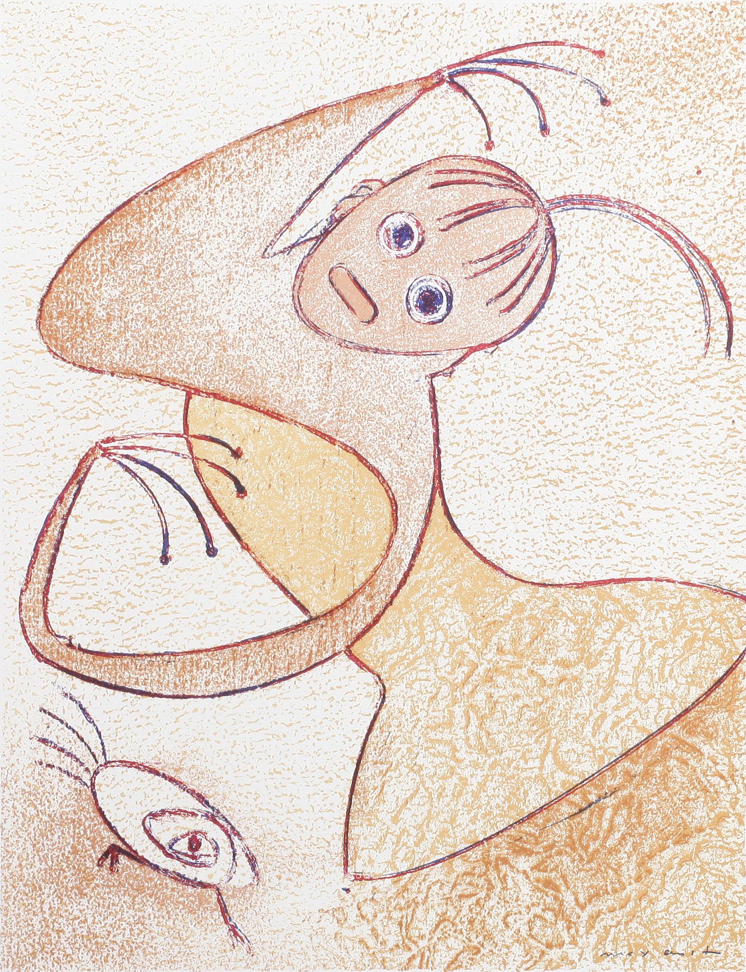 PORTFÖLJ med 15 st. litografier av och efter olika konstnärer. Klotkassett. Upplagan tryckt i 605 nr. ex., detta nr 267.