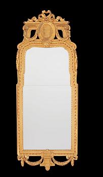 1573. A Swedish Transition mirror, Stockholm 1770's.