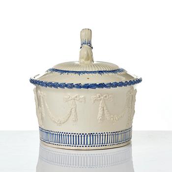 Pastejform, flintgods, Empire, Rörstrand, 1800-talets början.