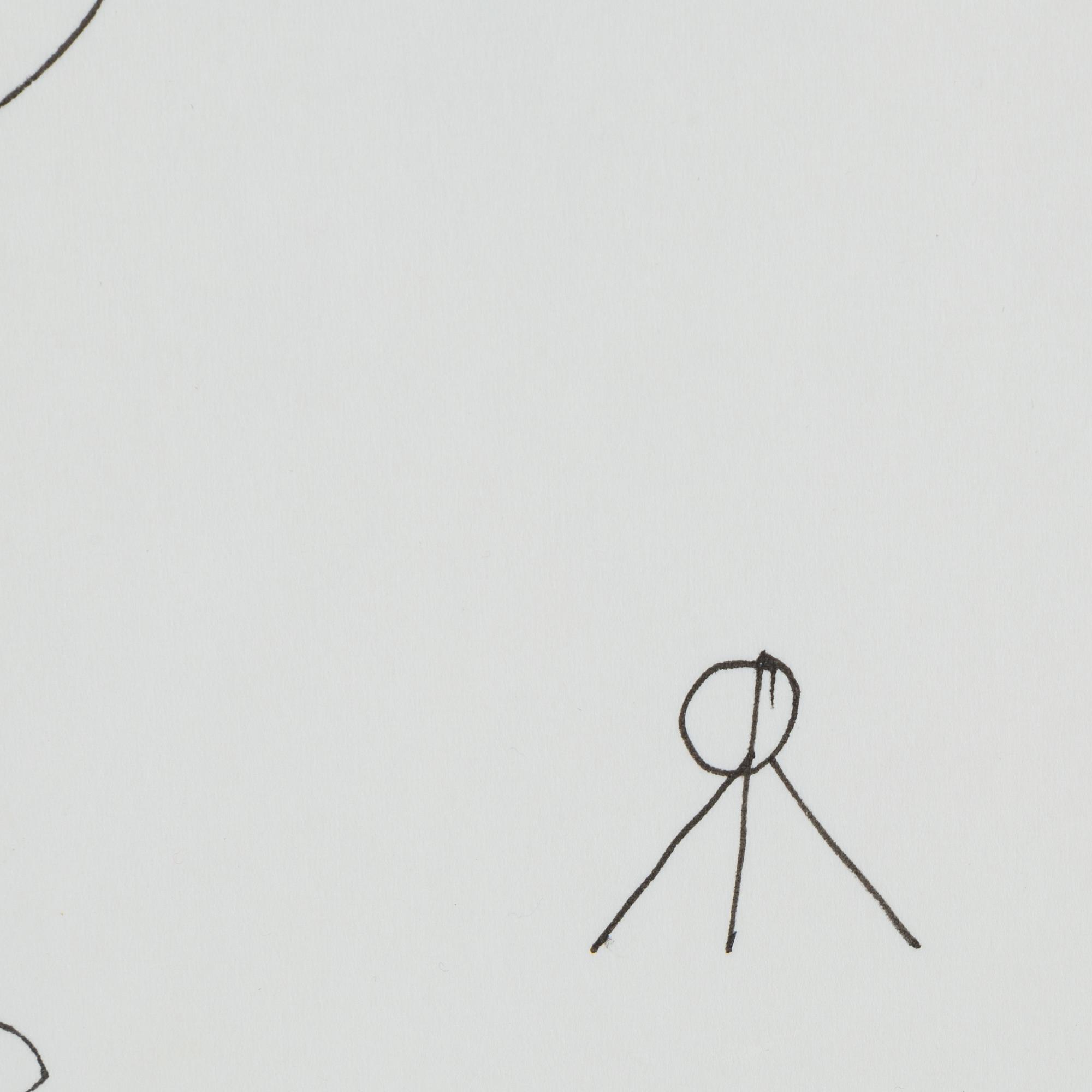 ROGER RISBERG, indian ink on paper, 2006, signed RR with monogram.