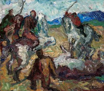 230. Staffan Hallström, Battle with horses.