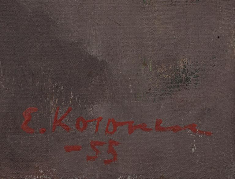 ERKKI KOSONEN, olja på duk, signerad och daterad -55.