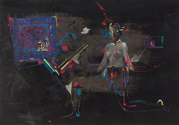 PETER WEISS, collage and mixed media on paper.