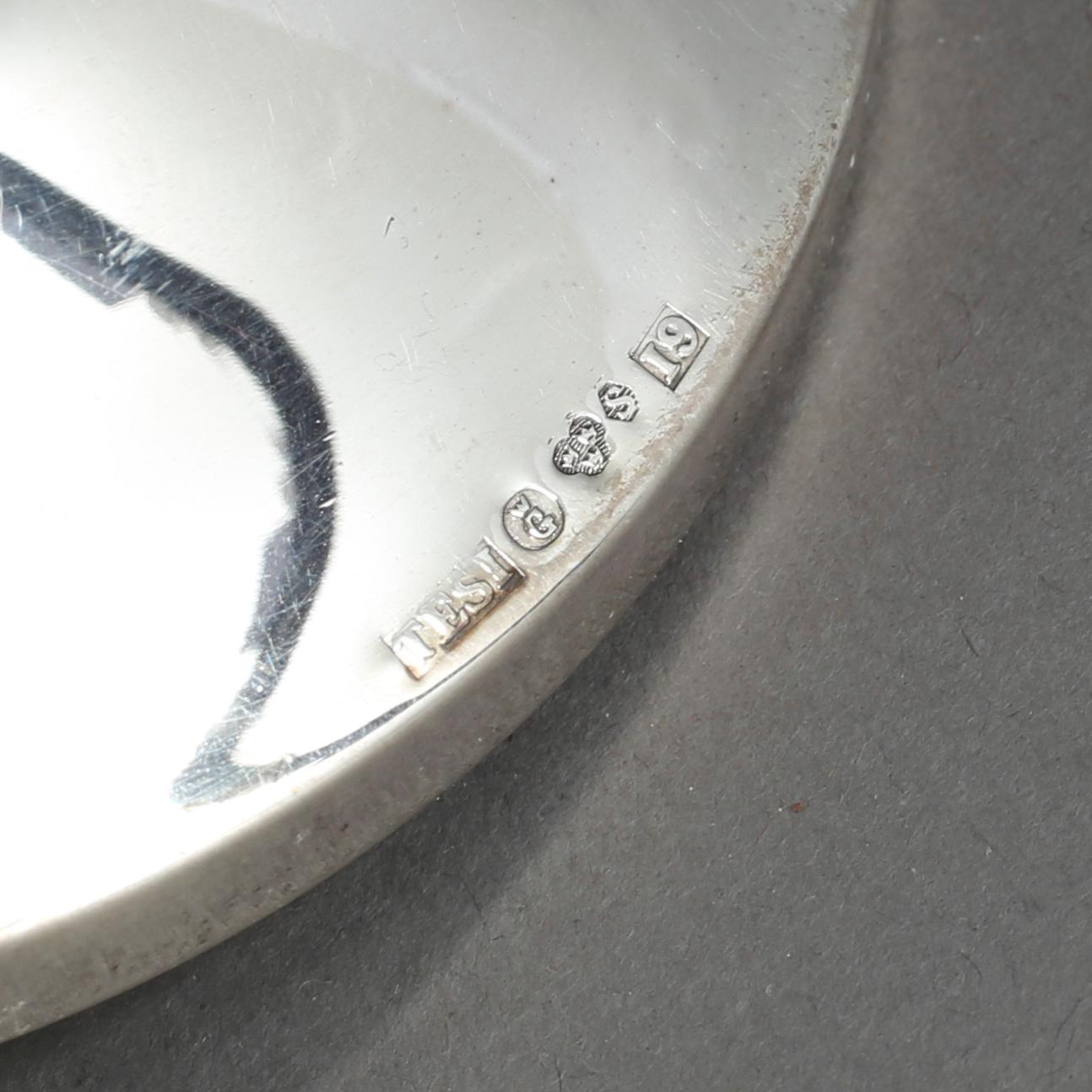 LJUSSTAKAR, ett par, silver, TESI, Göteborg, 1959.