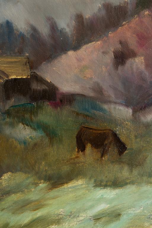 Jalmari Ruokokoski, Maalaismaisema.