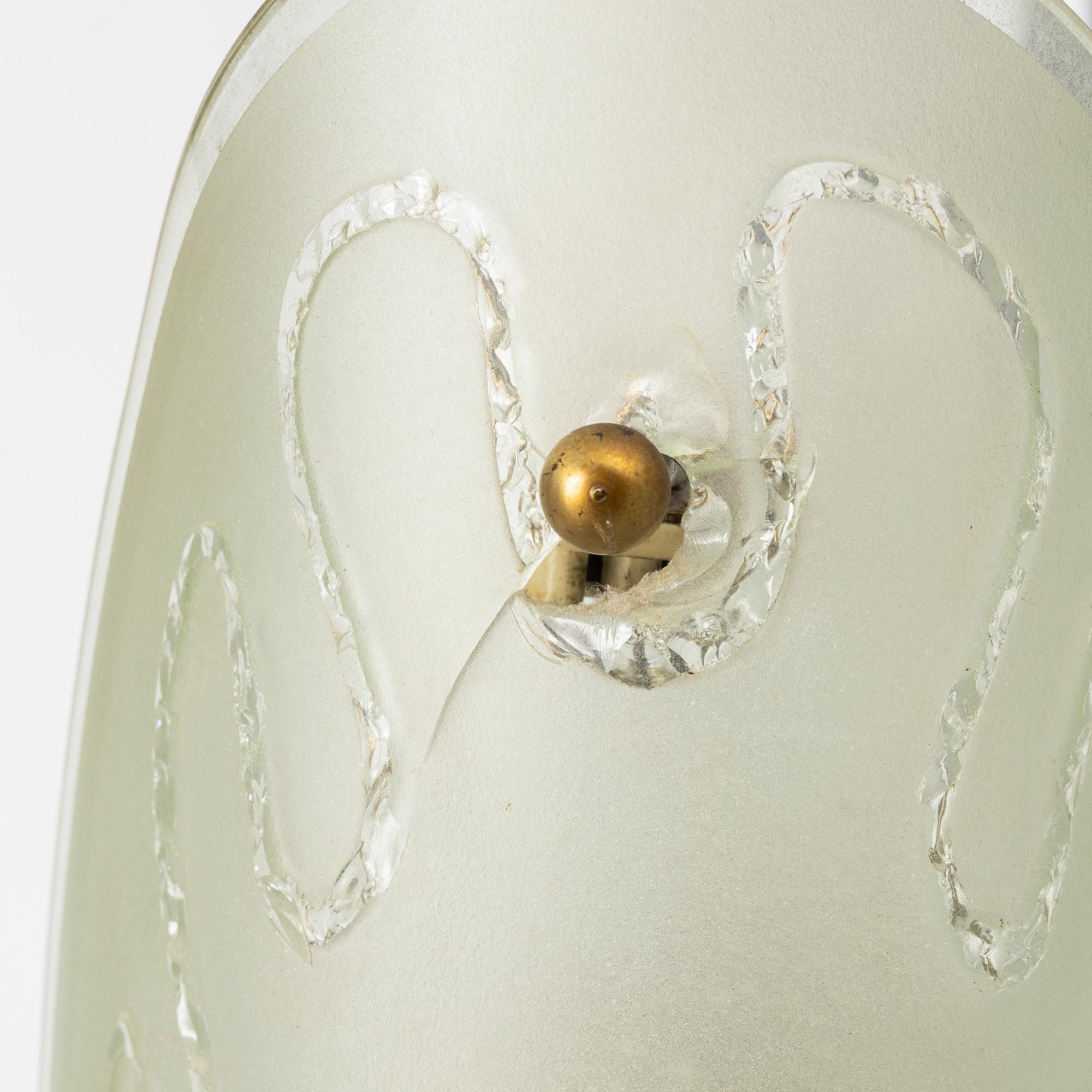 A Swedish Modern ceiling lamp, mid-20th Century.