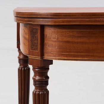 An English Regency early 19th century card table.